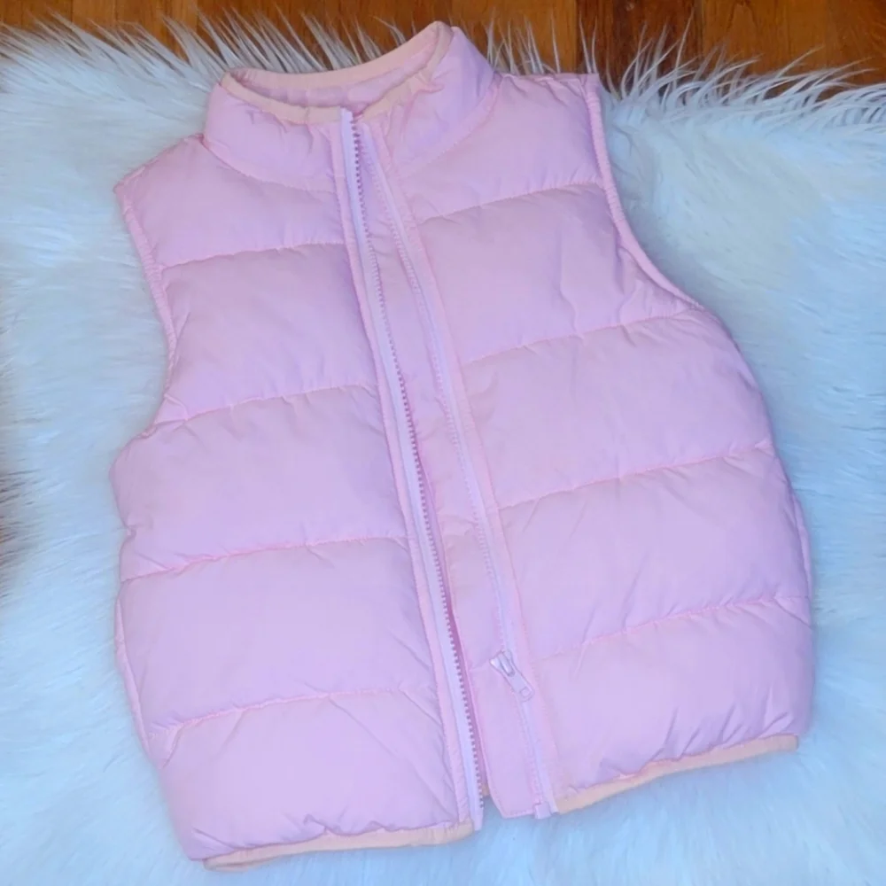 Gymboree Girl's Size small (5/6) puffer vest pink